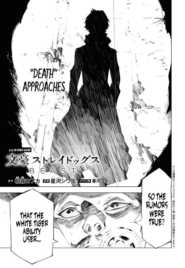 Bungou Stray Dogs Beast Chapter 3 1